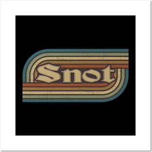 snot vintage stripes Posters and Art